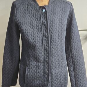 Isaac Mizrahi Black Knit Top